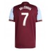 Aston Villa John McGinn #7 Hjemmedrakt 2025-26 Korte ermer